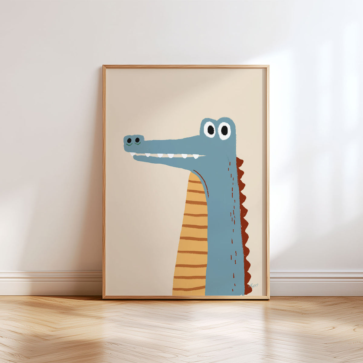 Blue Crocodile Poster