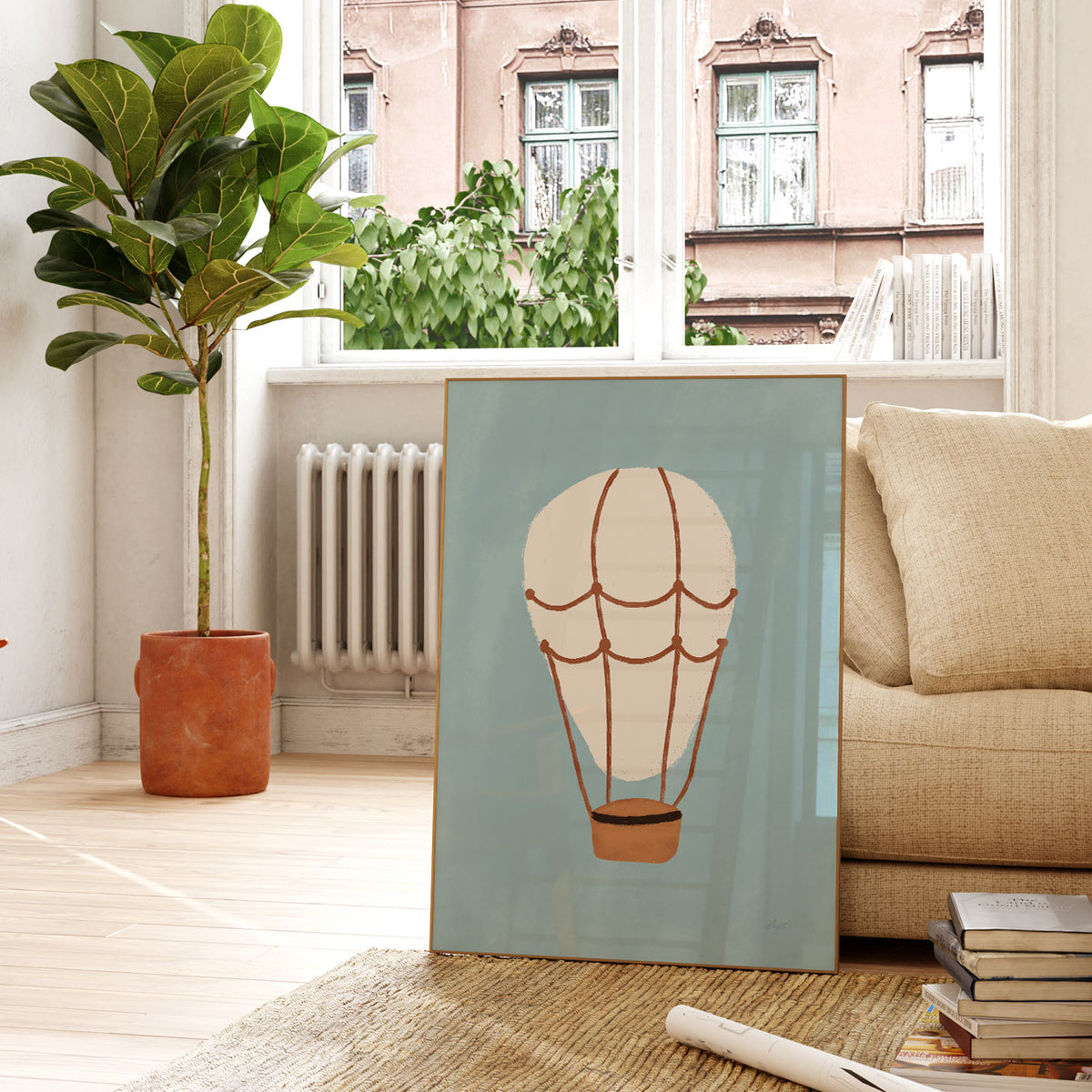 Hot Air Balloon Poster