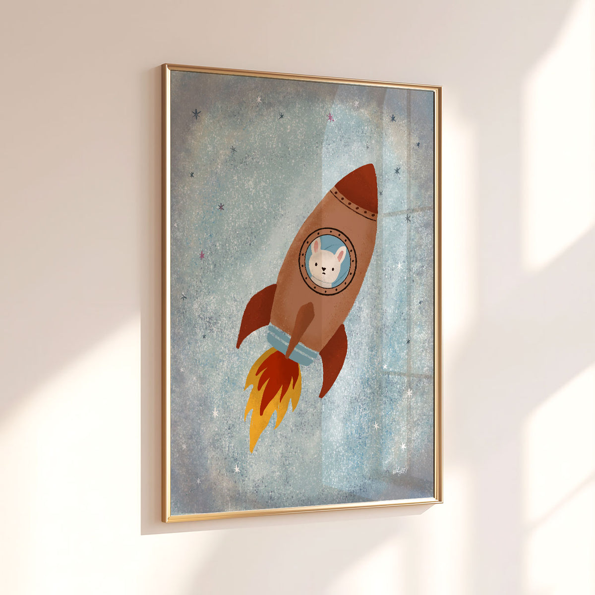 Rocket Rabbit Poster