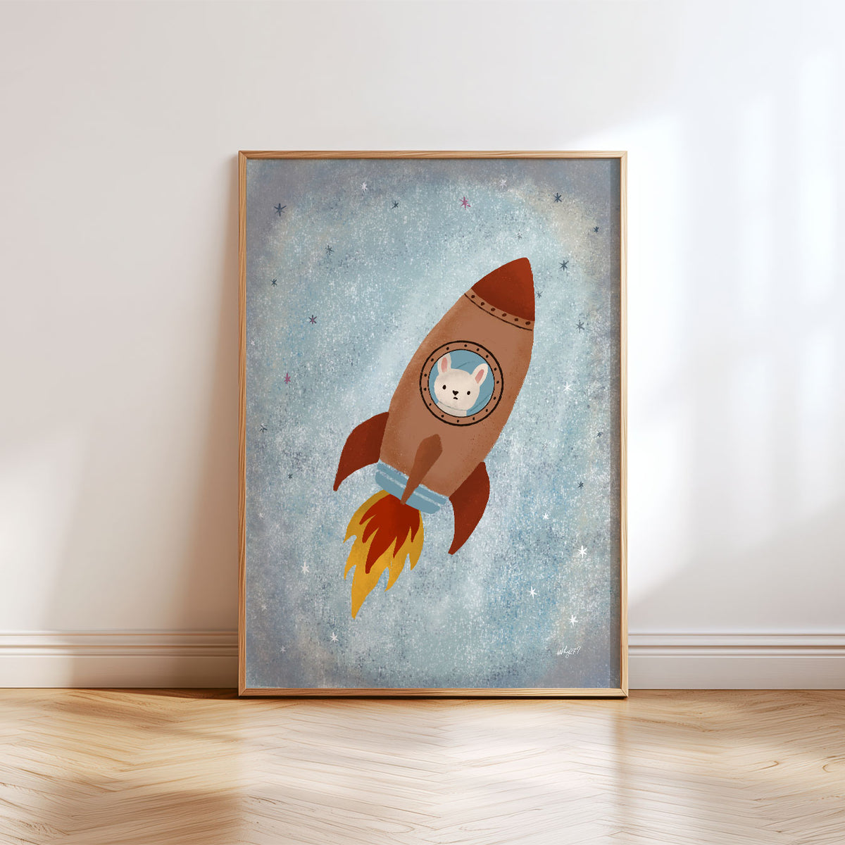 Rocket Rabbit Poster