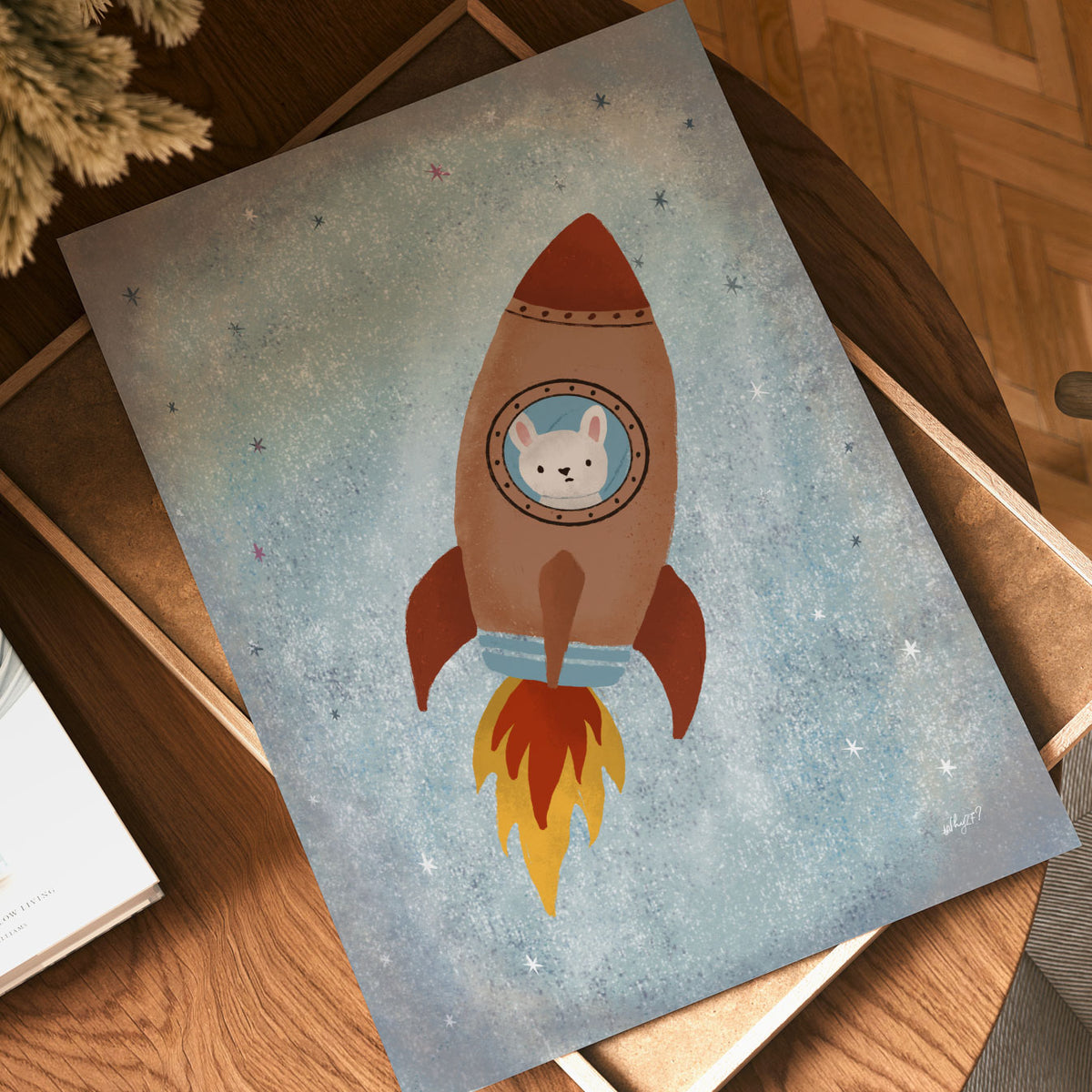Rocket Rabbit Poster