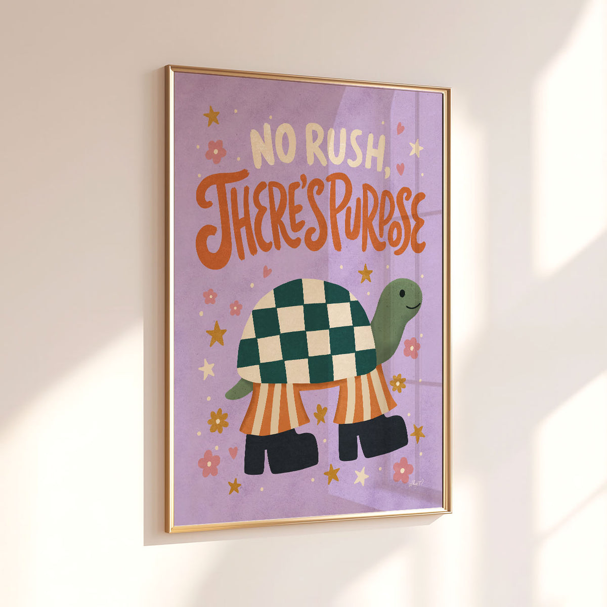 No Rush There's Purpose Poster