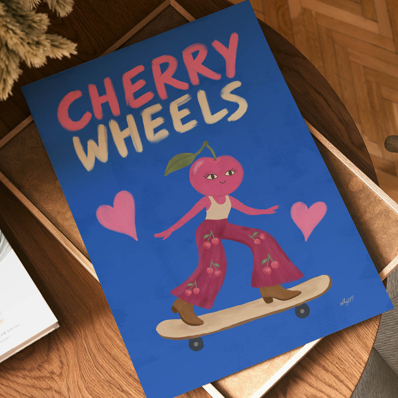 Cherry Skater Poster