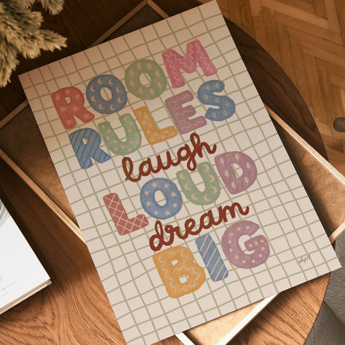 Room Rules Poster