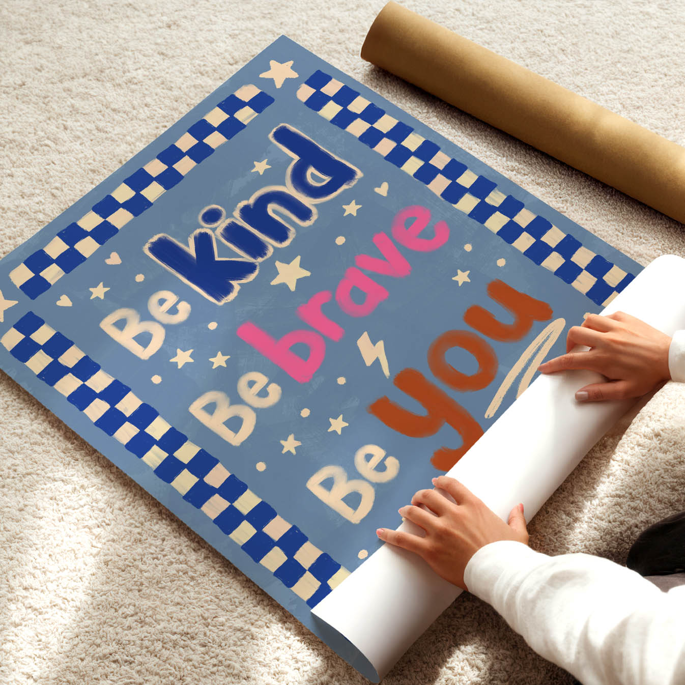 Kindness & Courage Poster