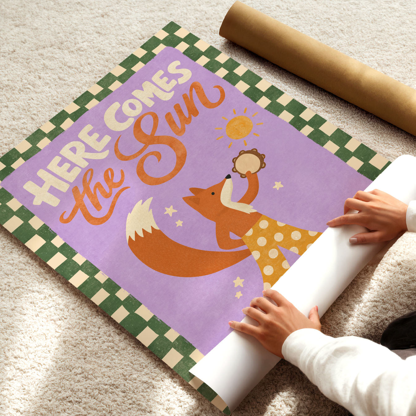 Here Comes The Sun Poster