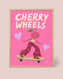 Affiche Cerise à Roulettes