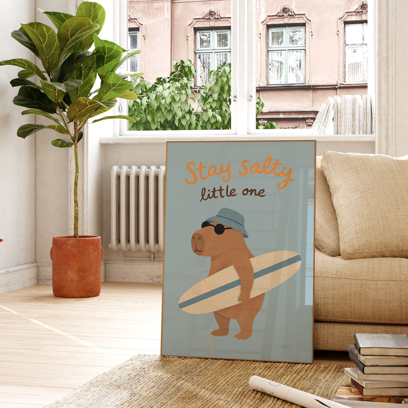 Stay Salty Little One Poster