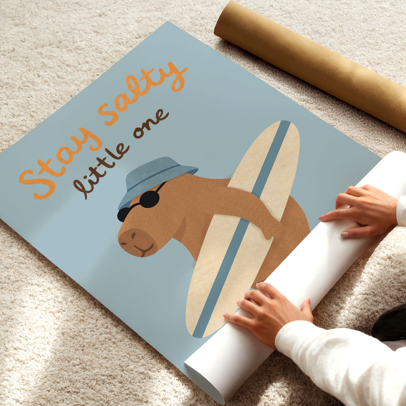 Stay Salty Little One Poster