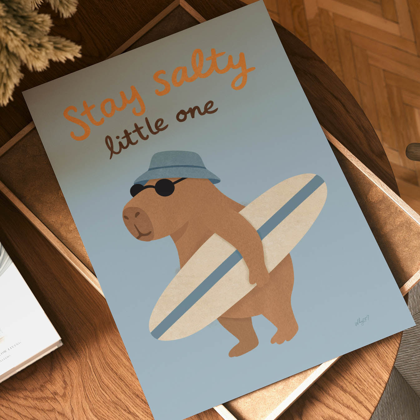 Stay Salty Little One Poster