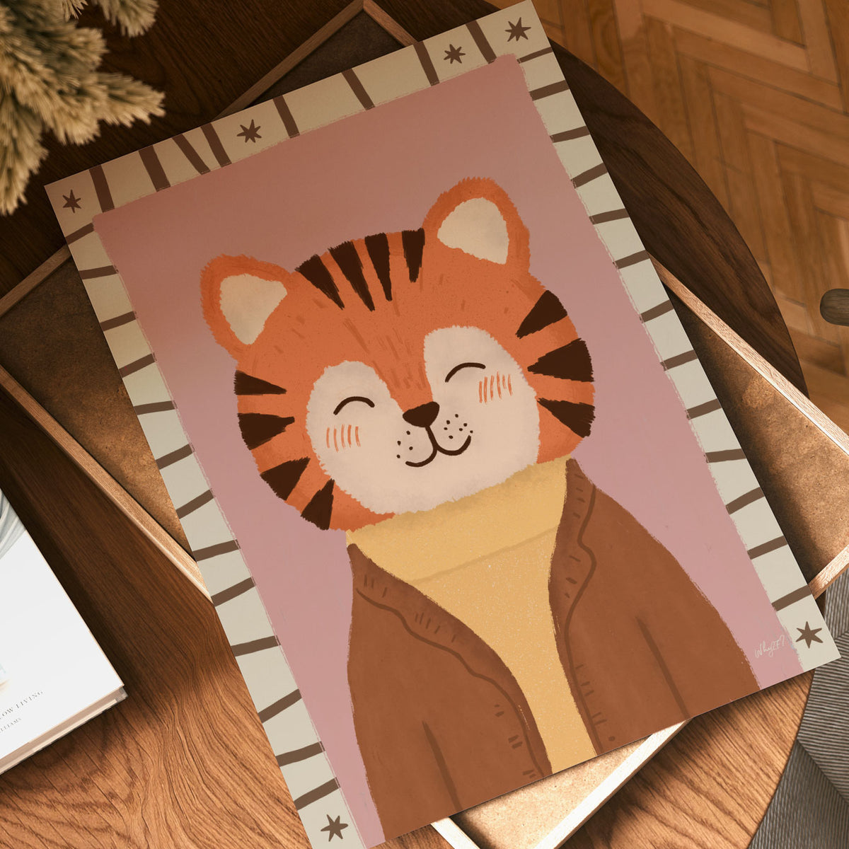 Formal Tiger Cream Poster