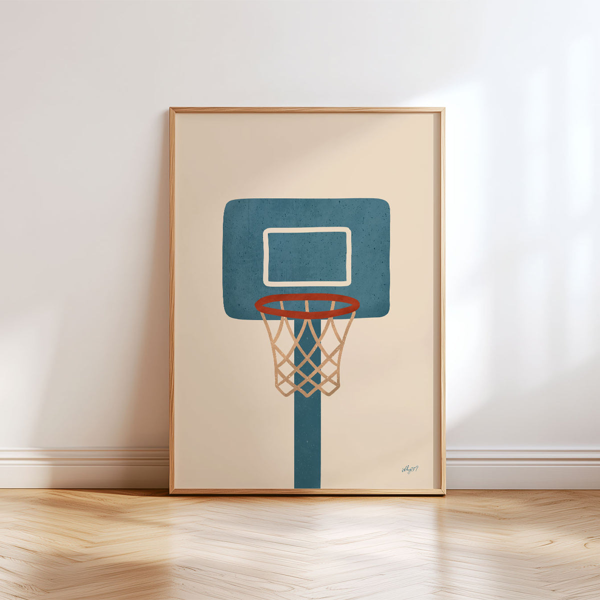 Basketball Hoop Poster