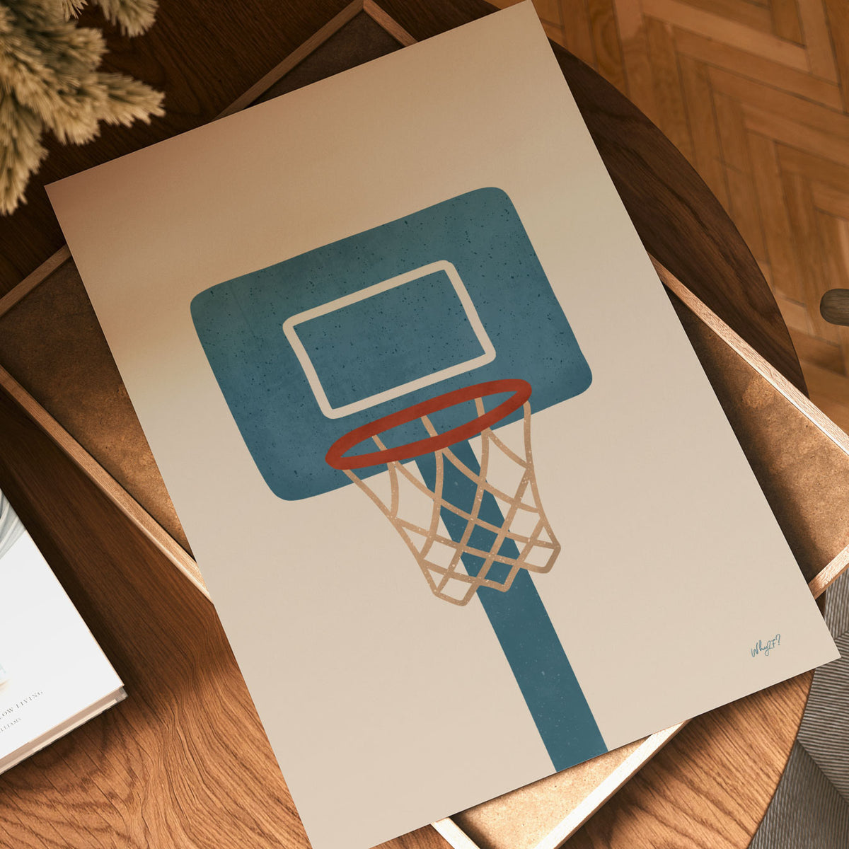 Basketball Hoop Poster