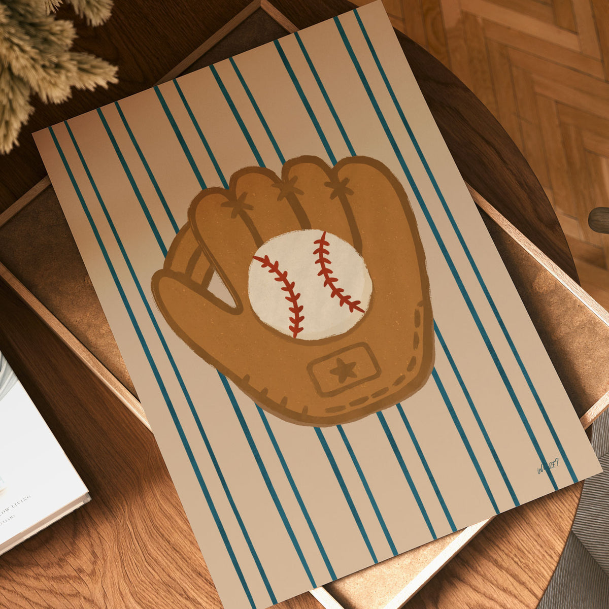 Baseball Glove Poster