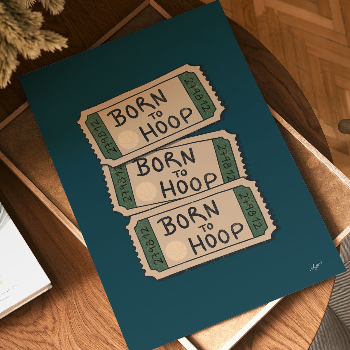 Born To Hoop Poster