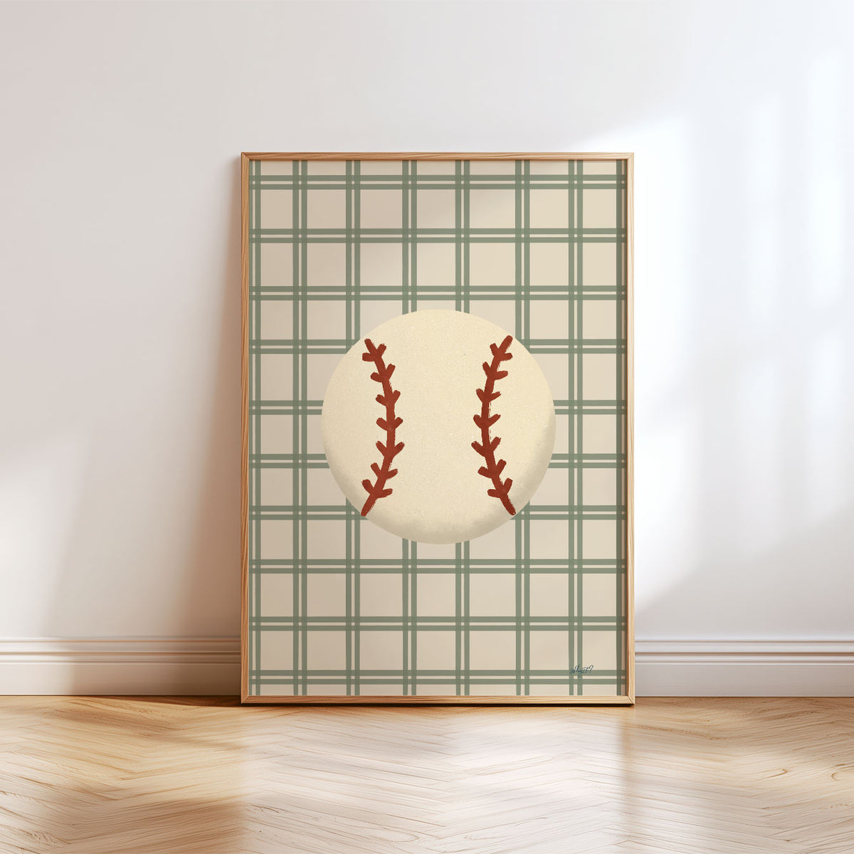 Baseball Ball Poster