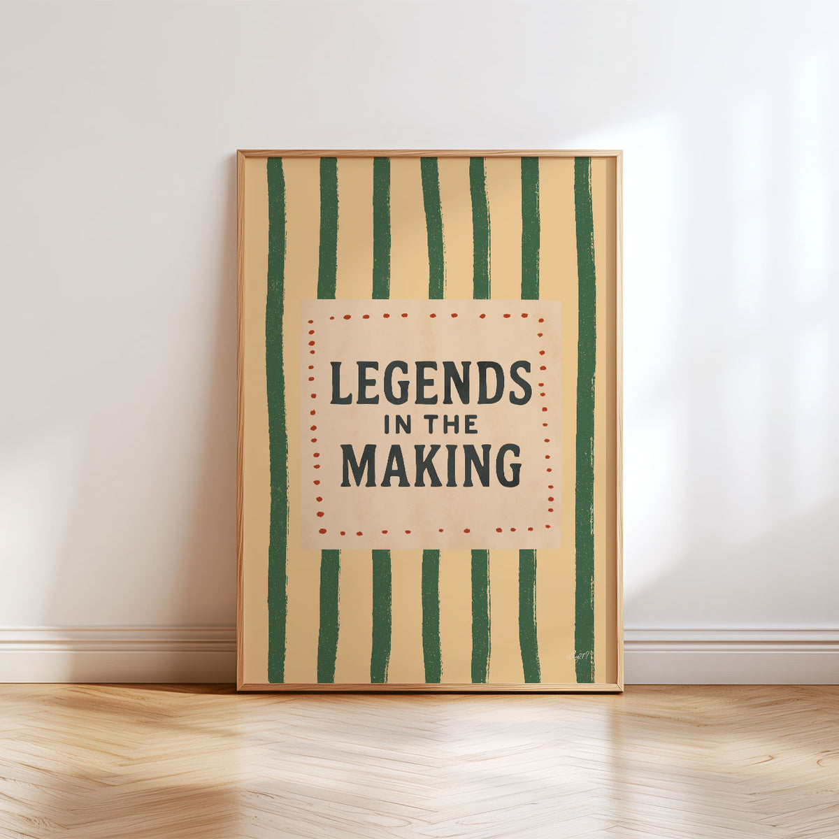 Legends In The Making Poster