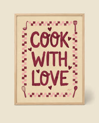 Lámina Cocinar con Amor