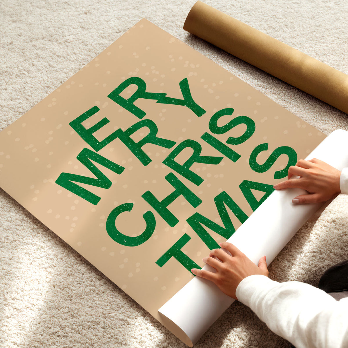 Merry Christmas Letters Poster