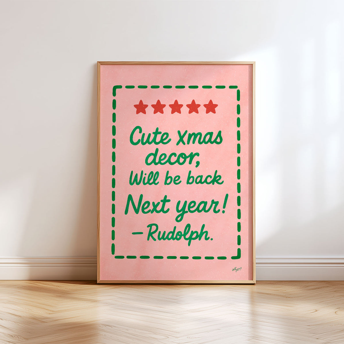 Cute Xmas Decor Poster