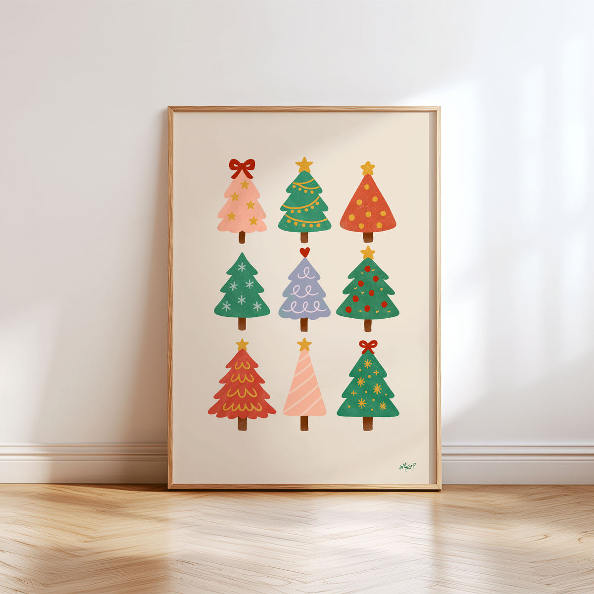 Christmas Trees Poster
