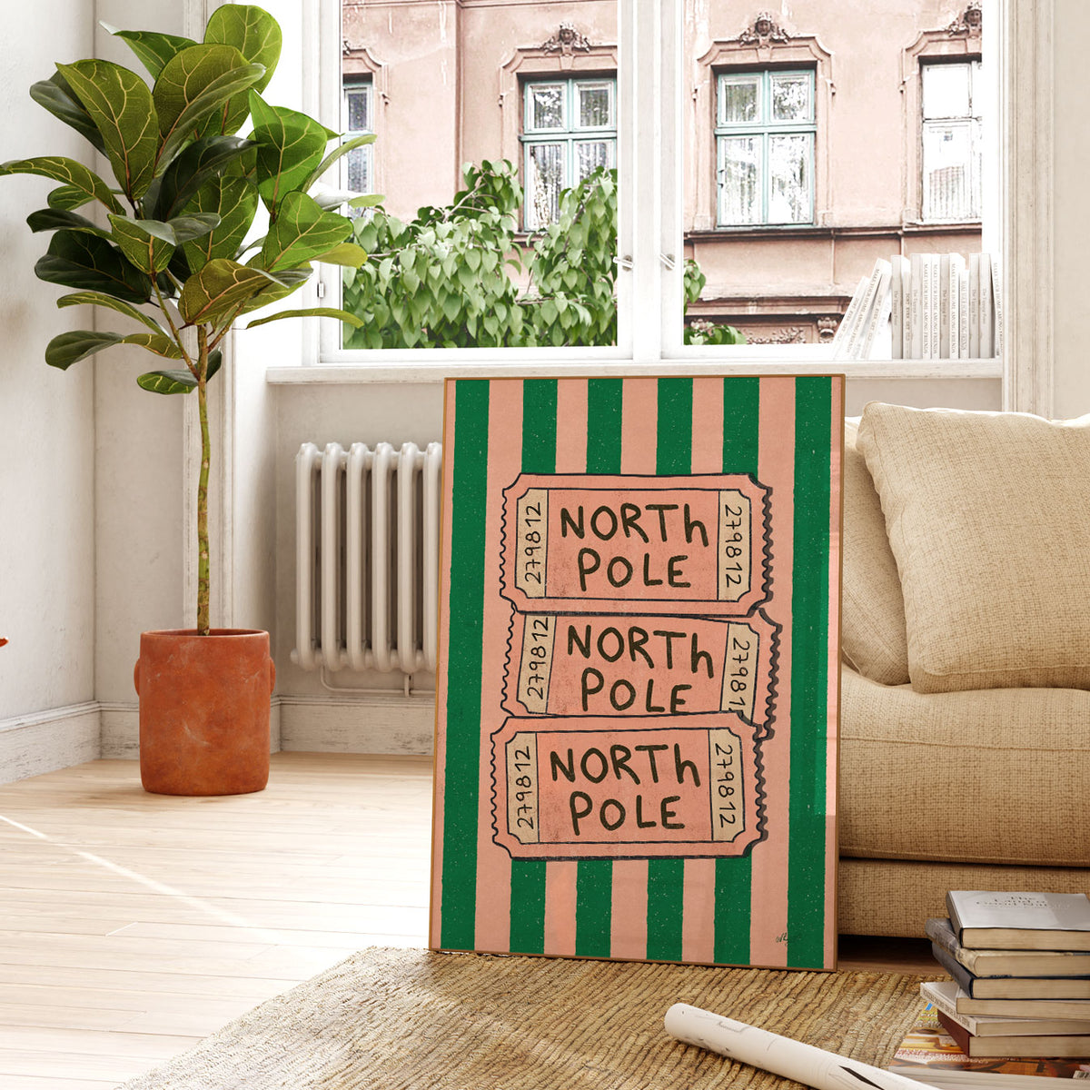 North Pole Tickets Poster