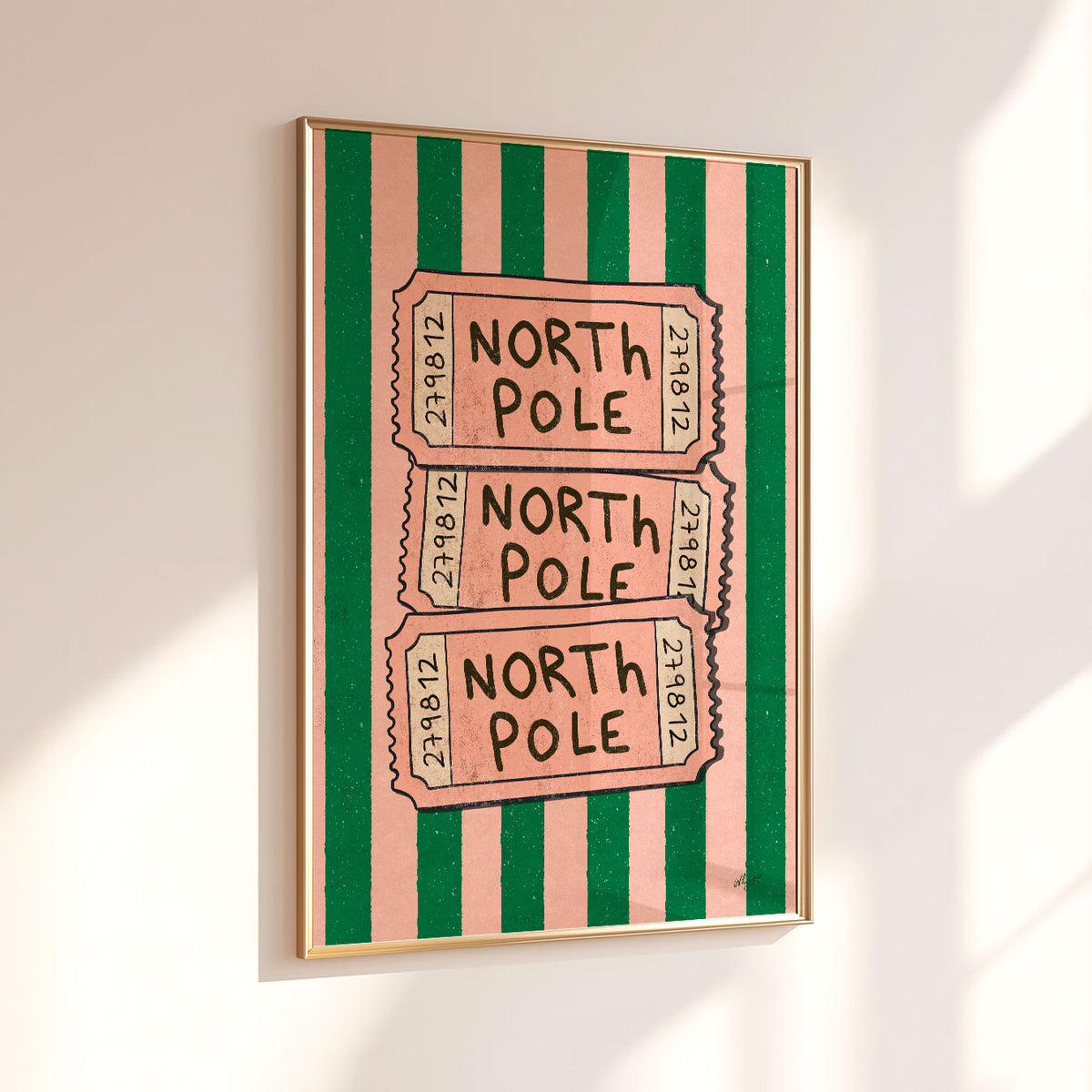 North Pole Tickets Poster