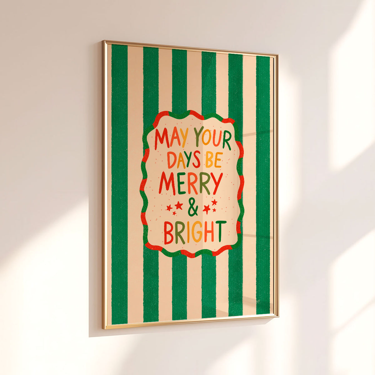 May Your Days Be Merry Poster