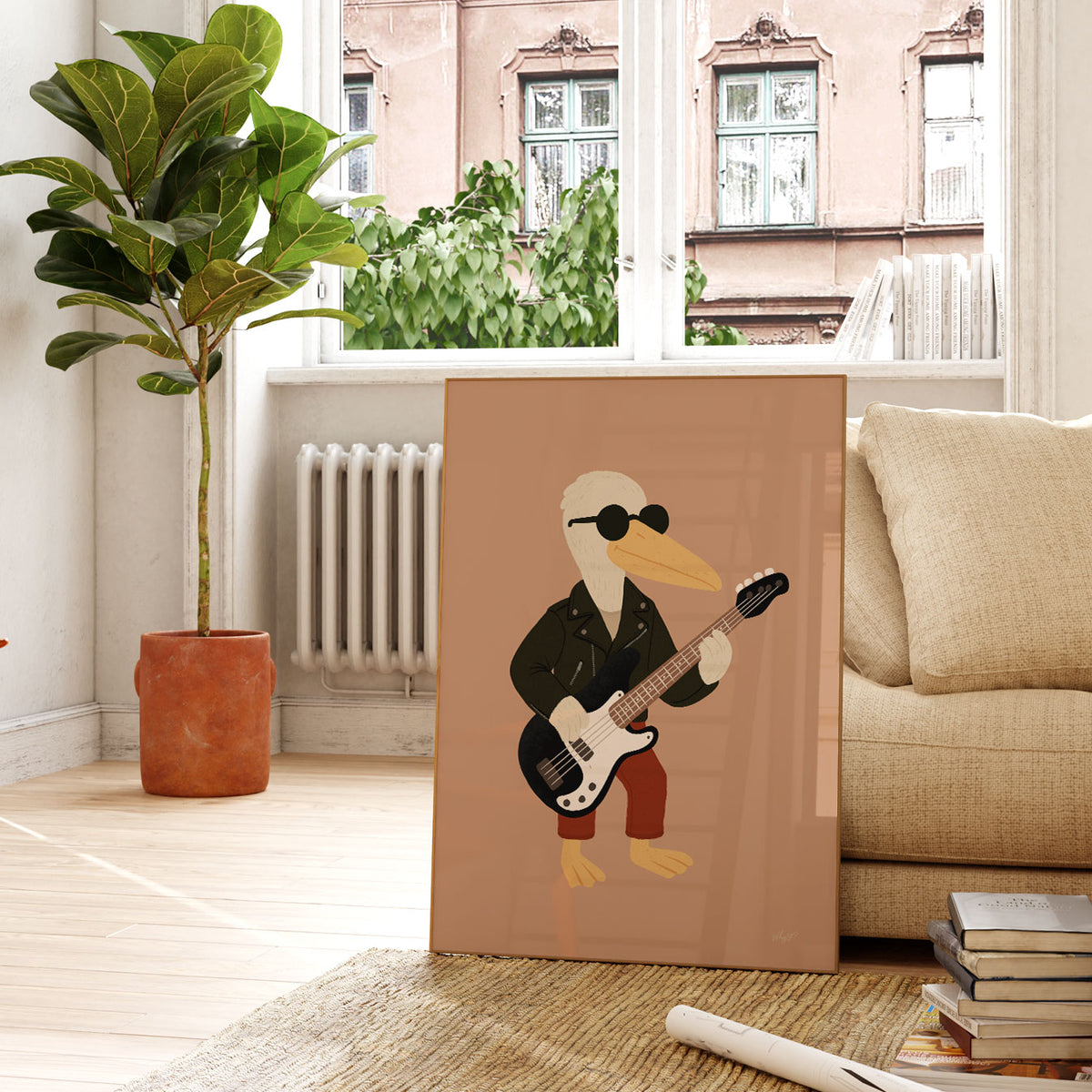 Bass Pelican Poster