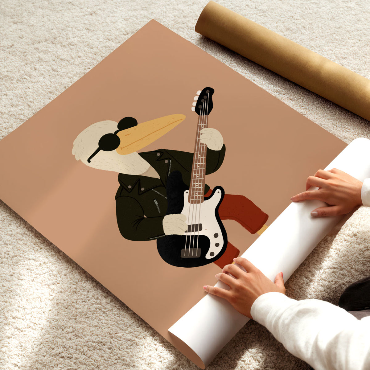 Bass Pelican Poster