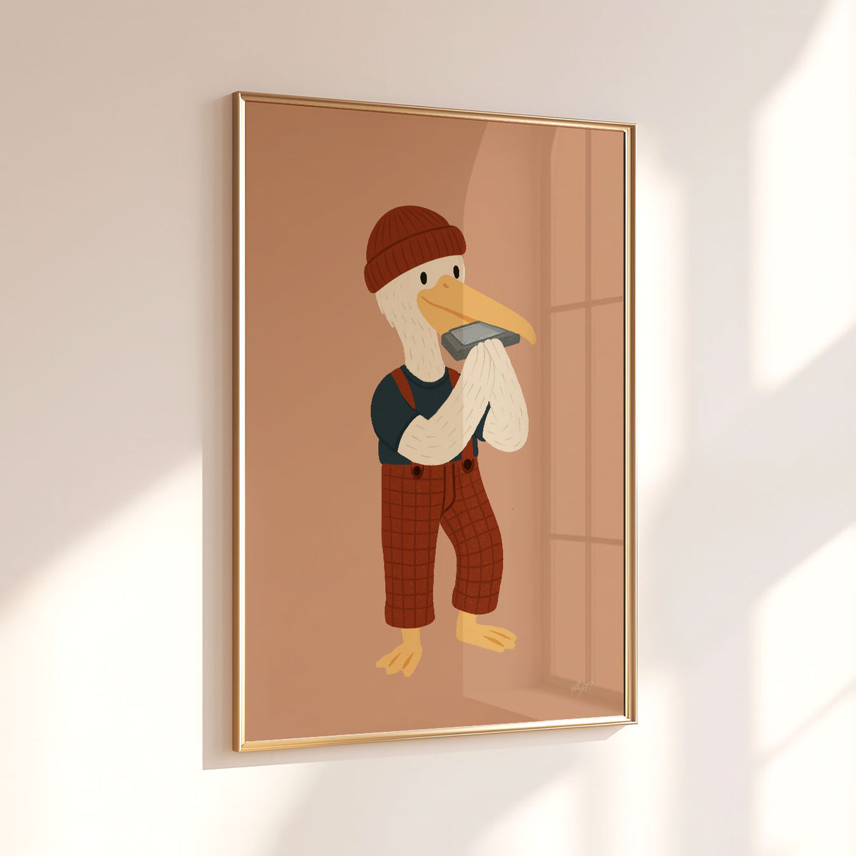 Harmonica Pelican Poster
