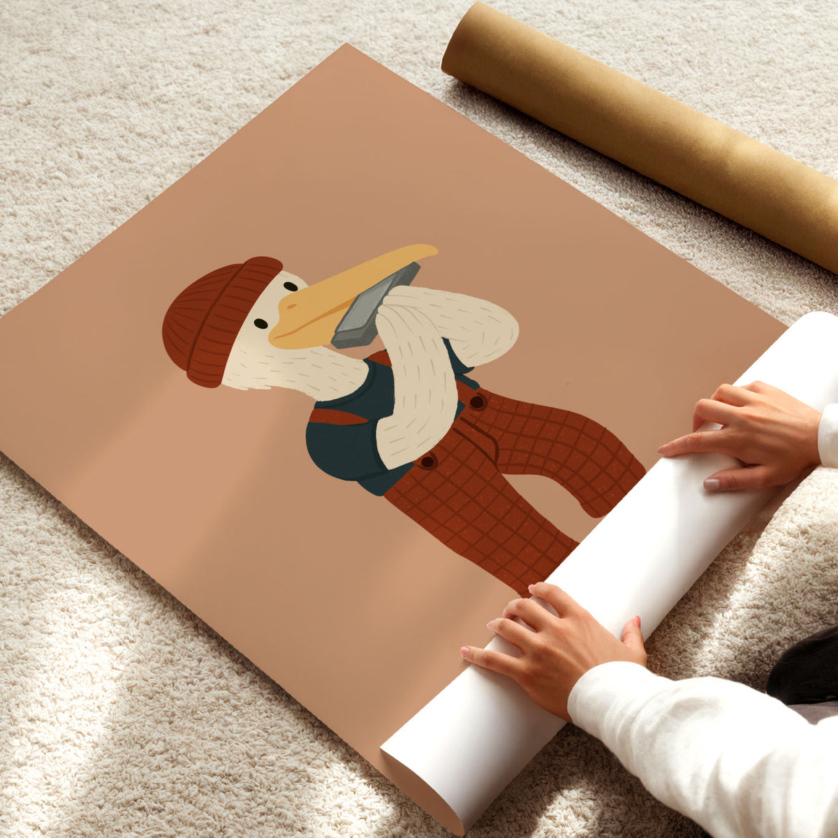 Harmonica Pelican Poster