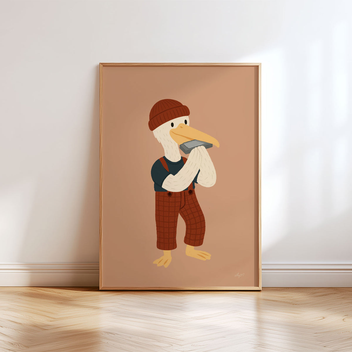 Harmonica Pelican Poster