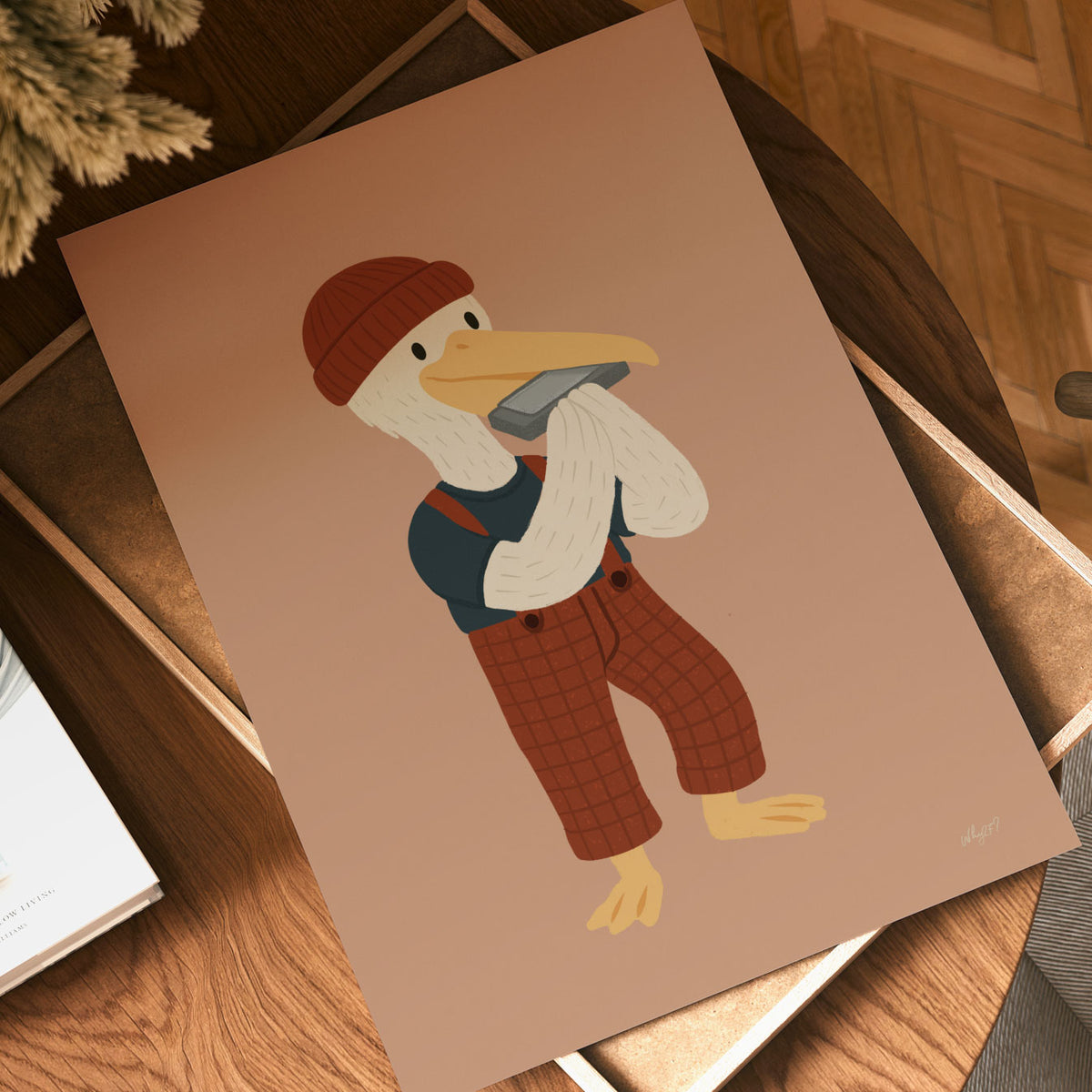 Harmonica Pelican Poster