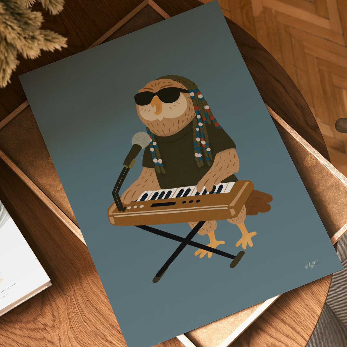 Keyboard Owl Poster