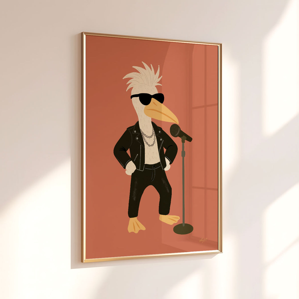 Singer Pelican Poster