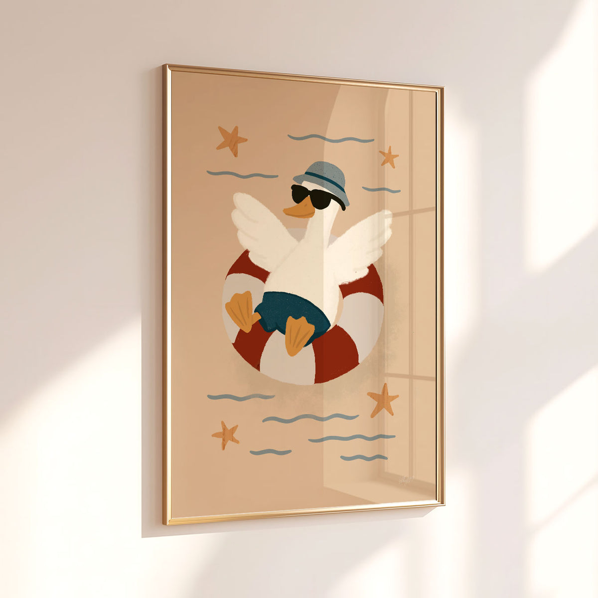 Lifesaver Goose Star Poster