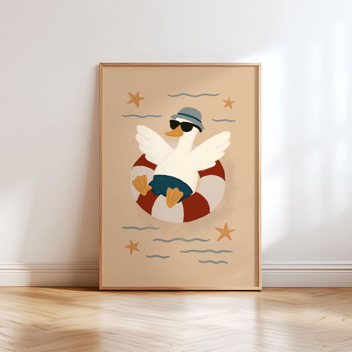 Lifesaver Goose Star Poster