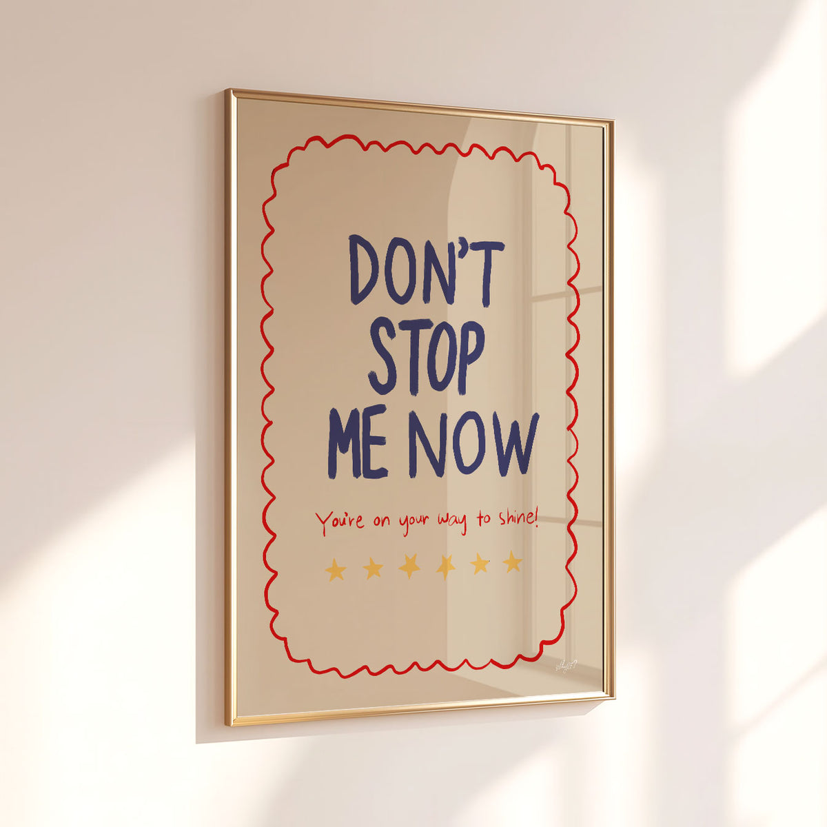 Dont Stop Me Now Stars Poster