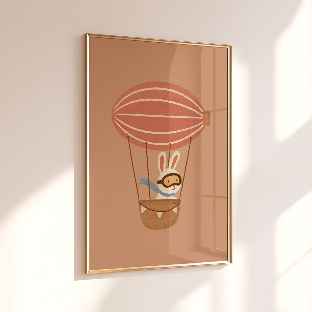 Rabbit Airship Poster