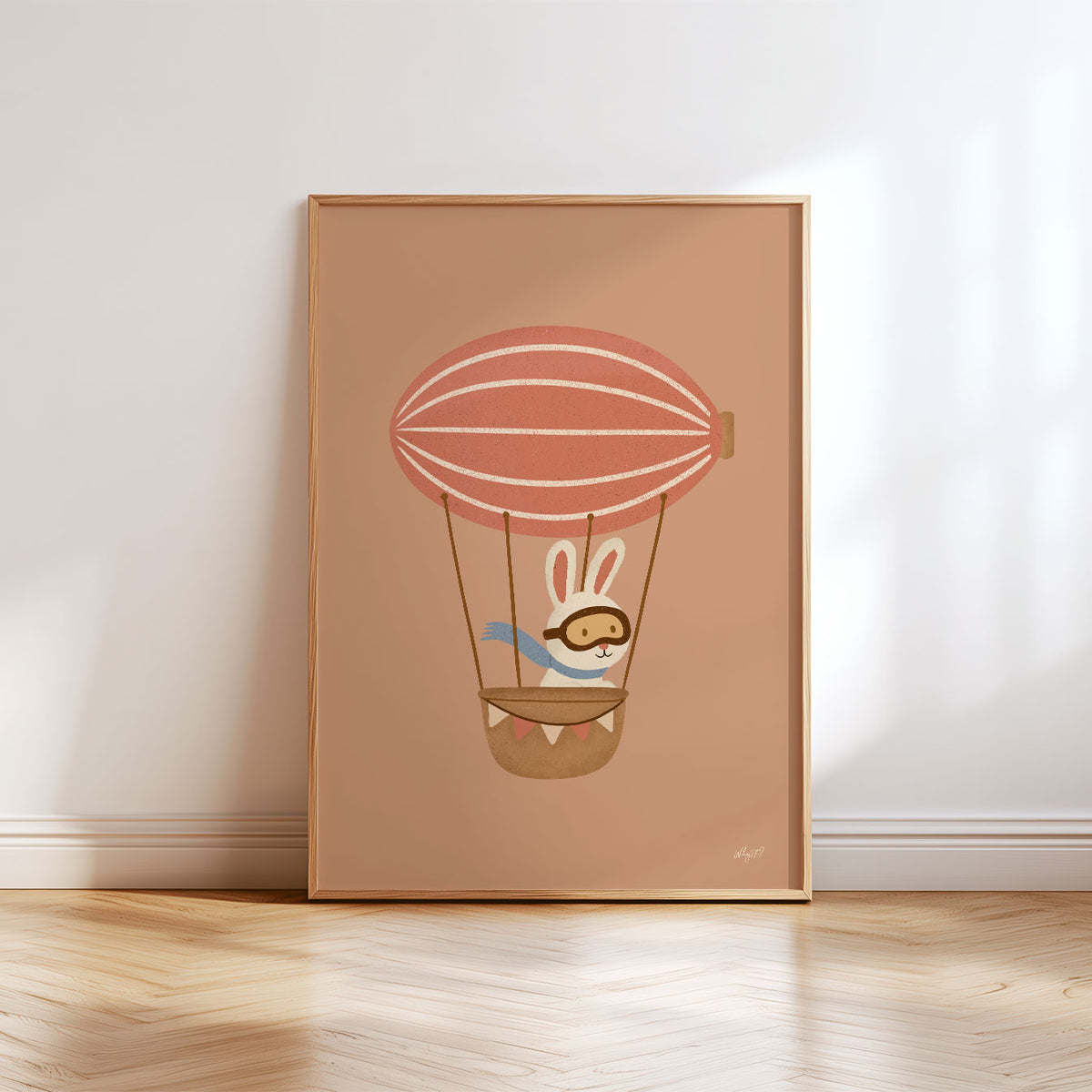 Rabbit Airship Poster