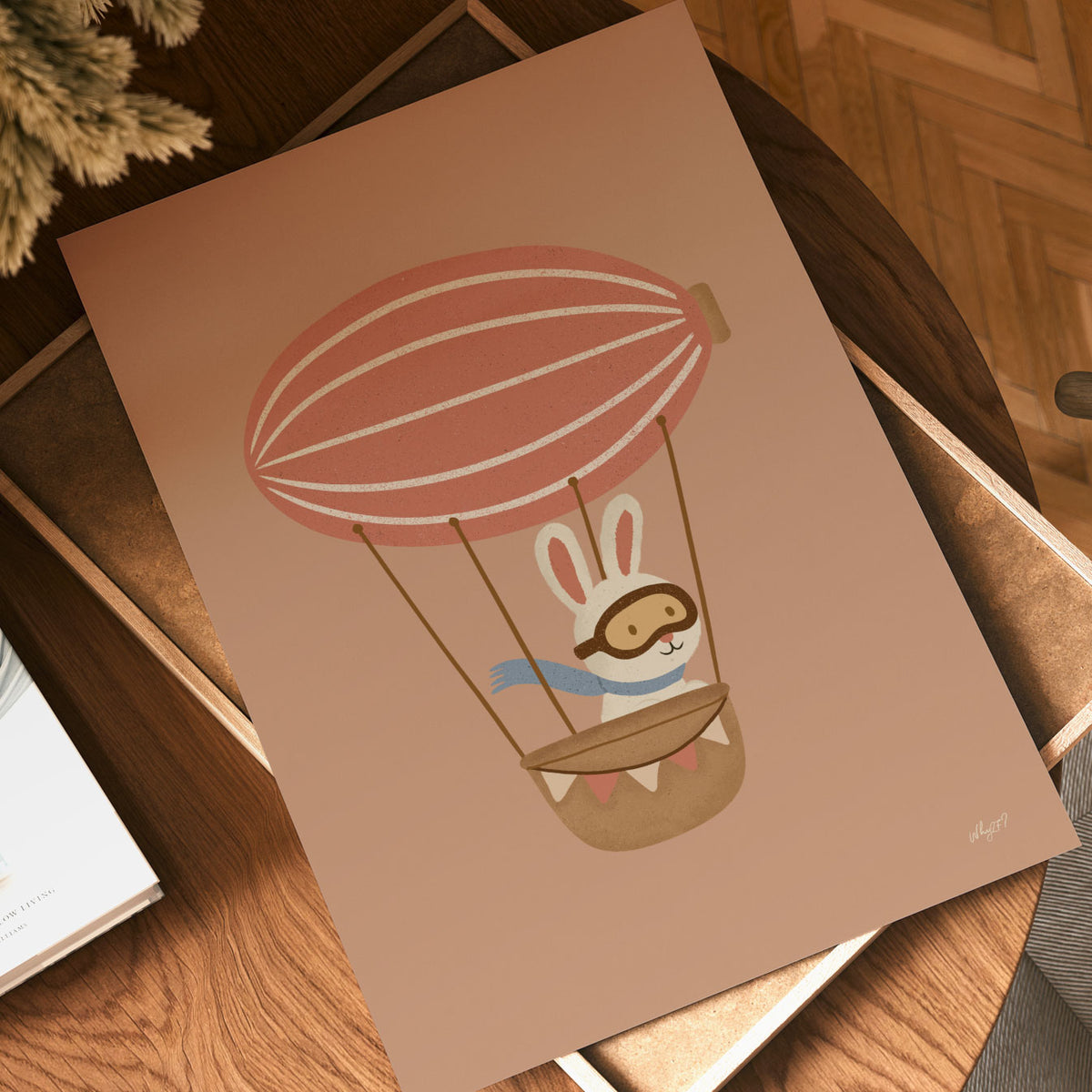 Rabbit Airship Poster
