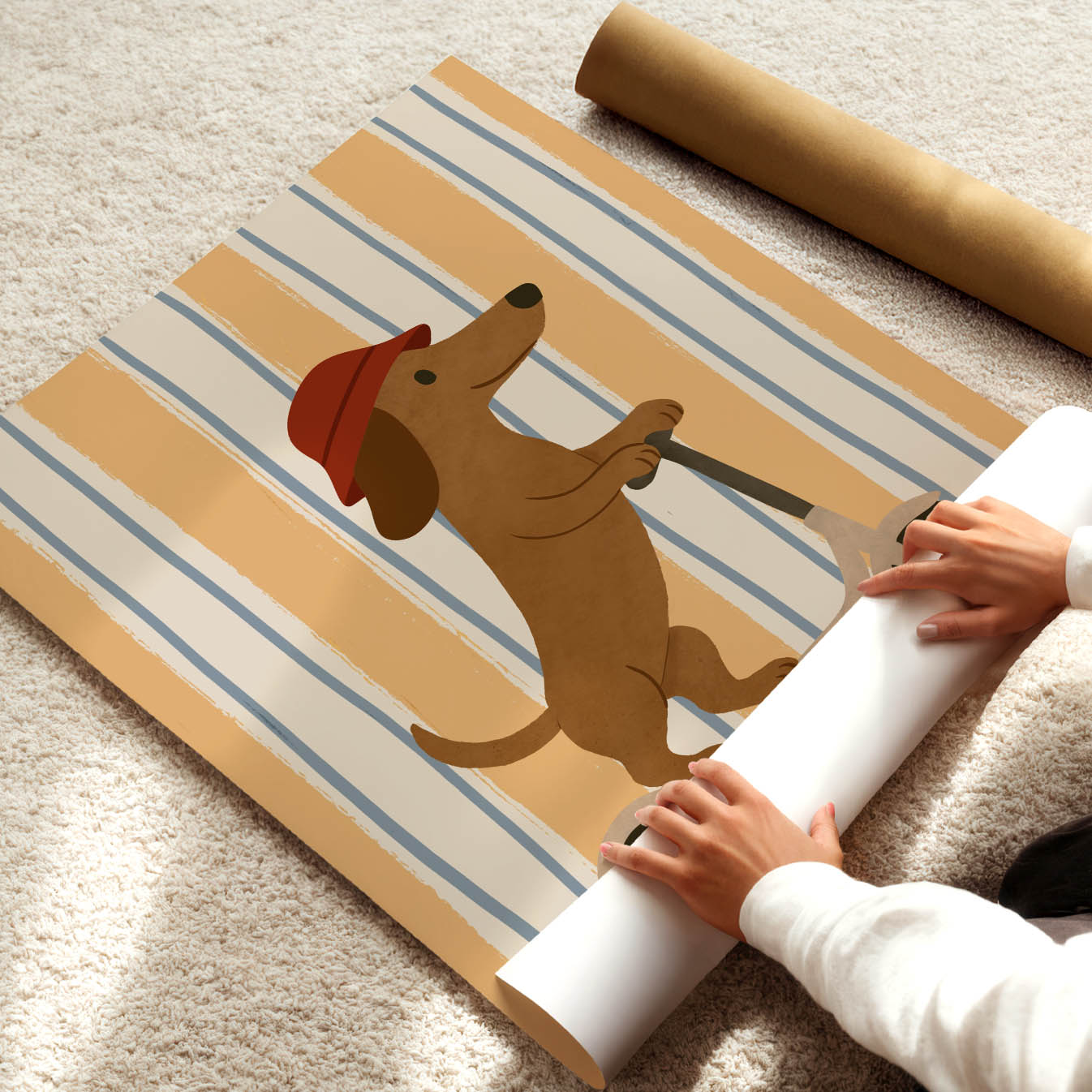 Scooter Dog Poster