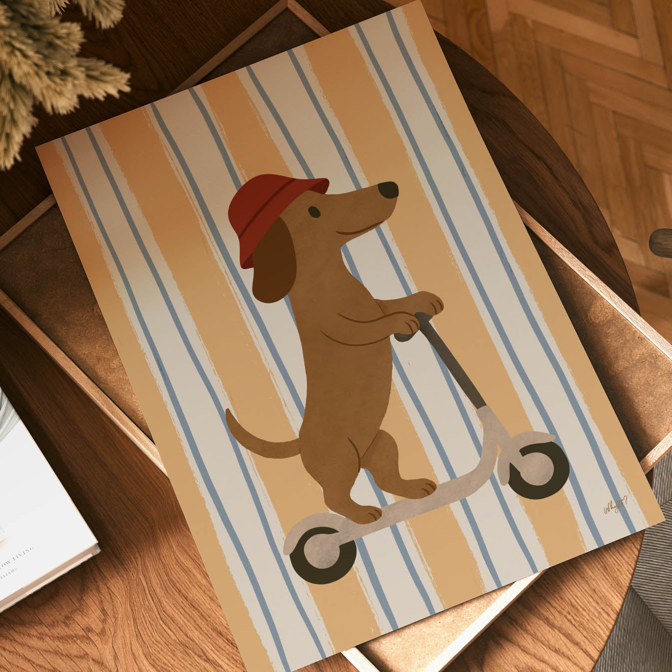 Scooter Dog Poster