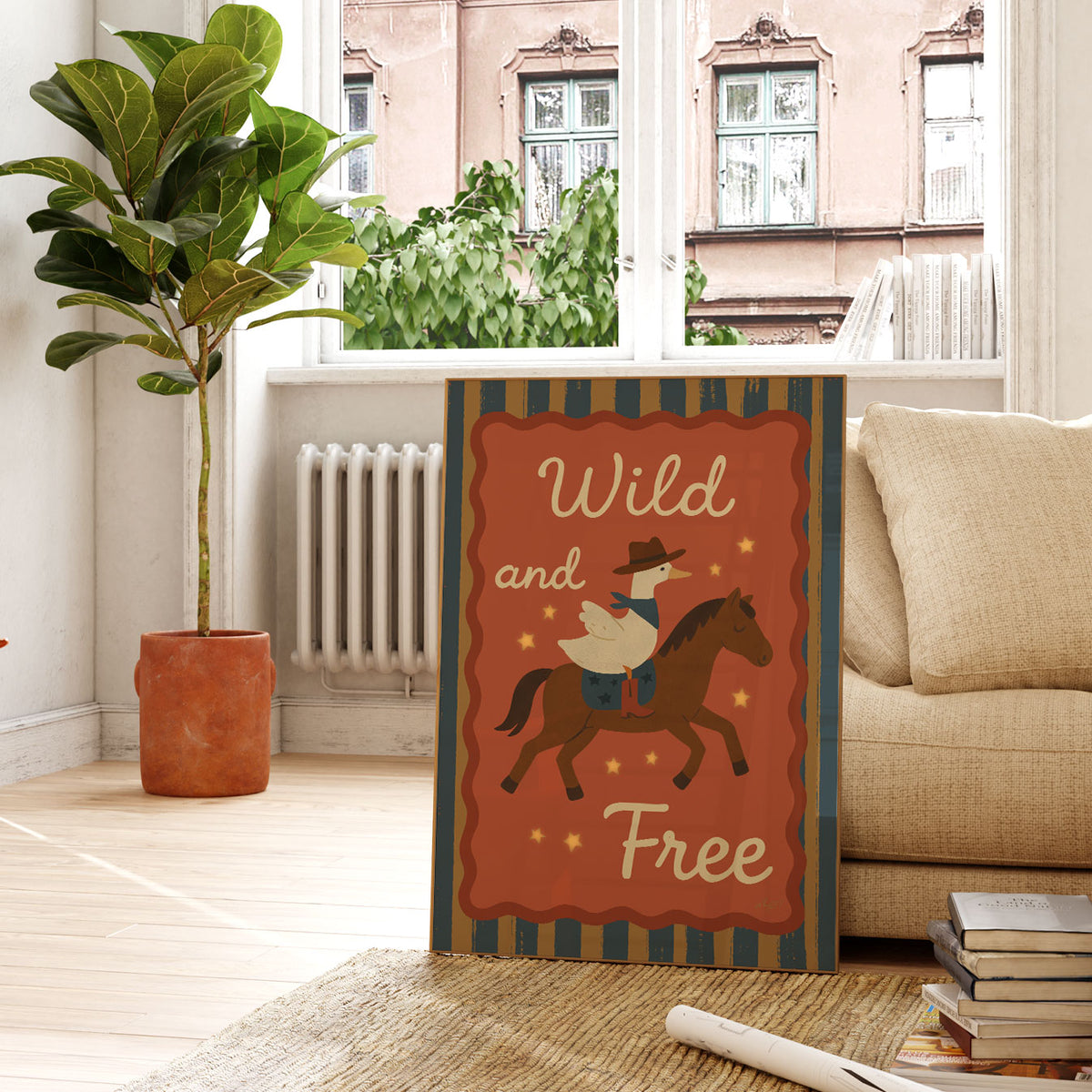 Wild And Free Rider Poster