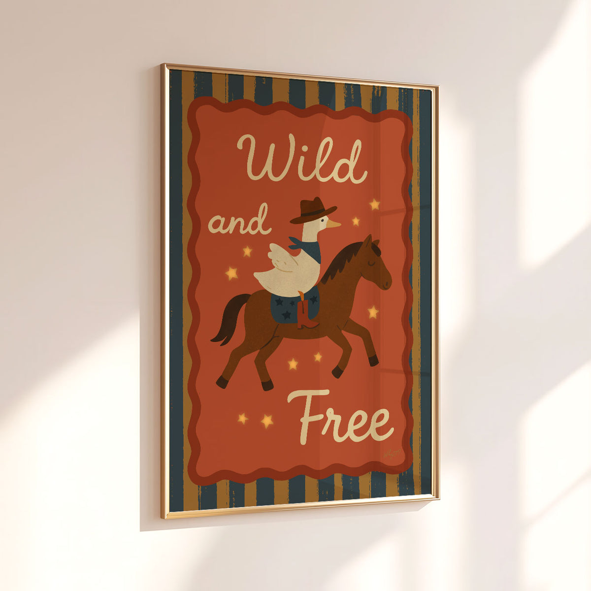 Wild And Free Rider Poster