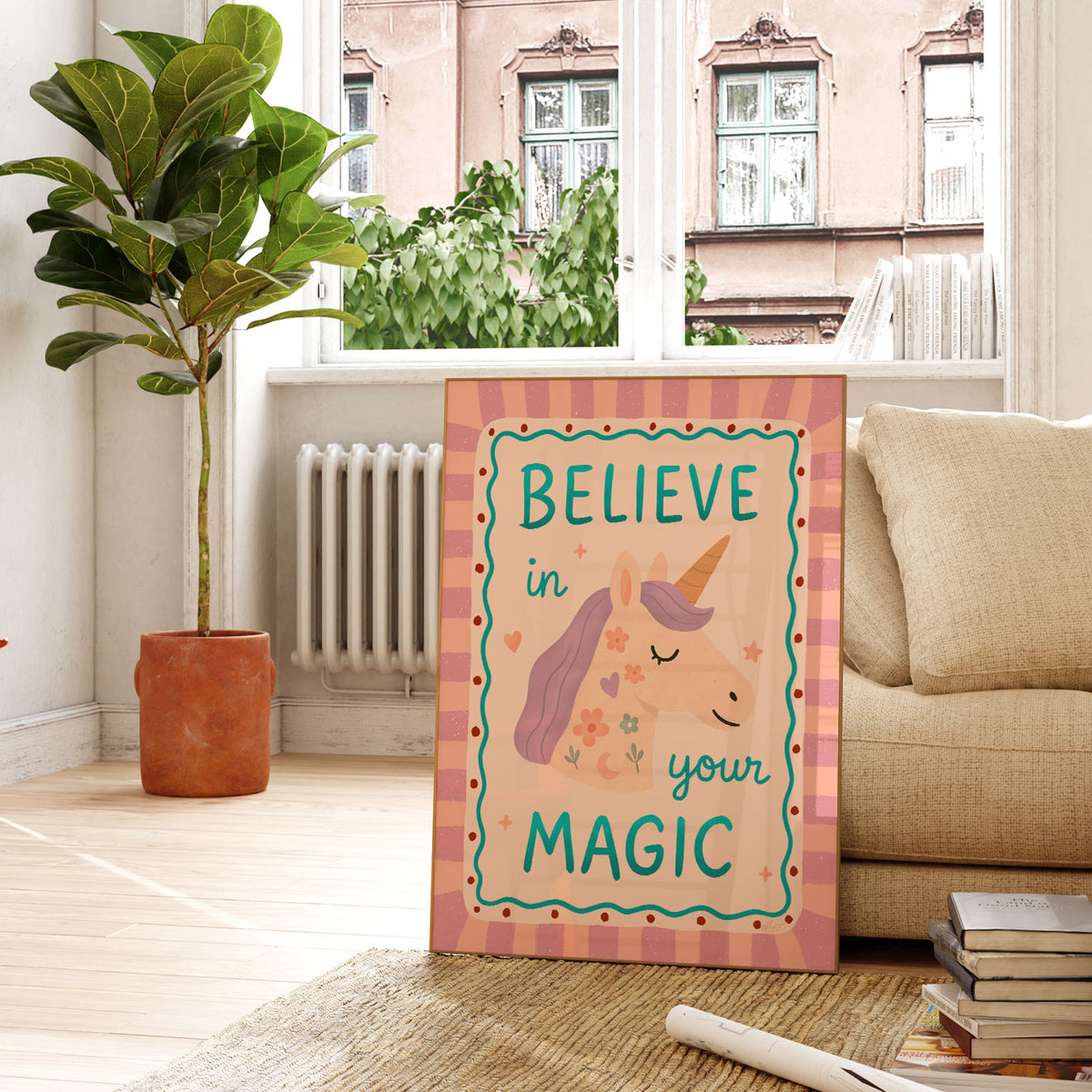 Believe In Your Magic Unicorn Poster