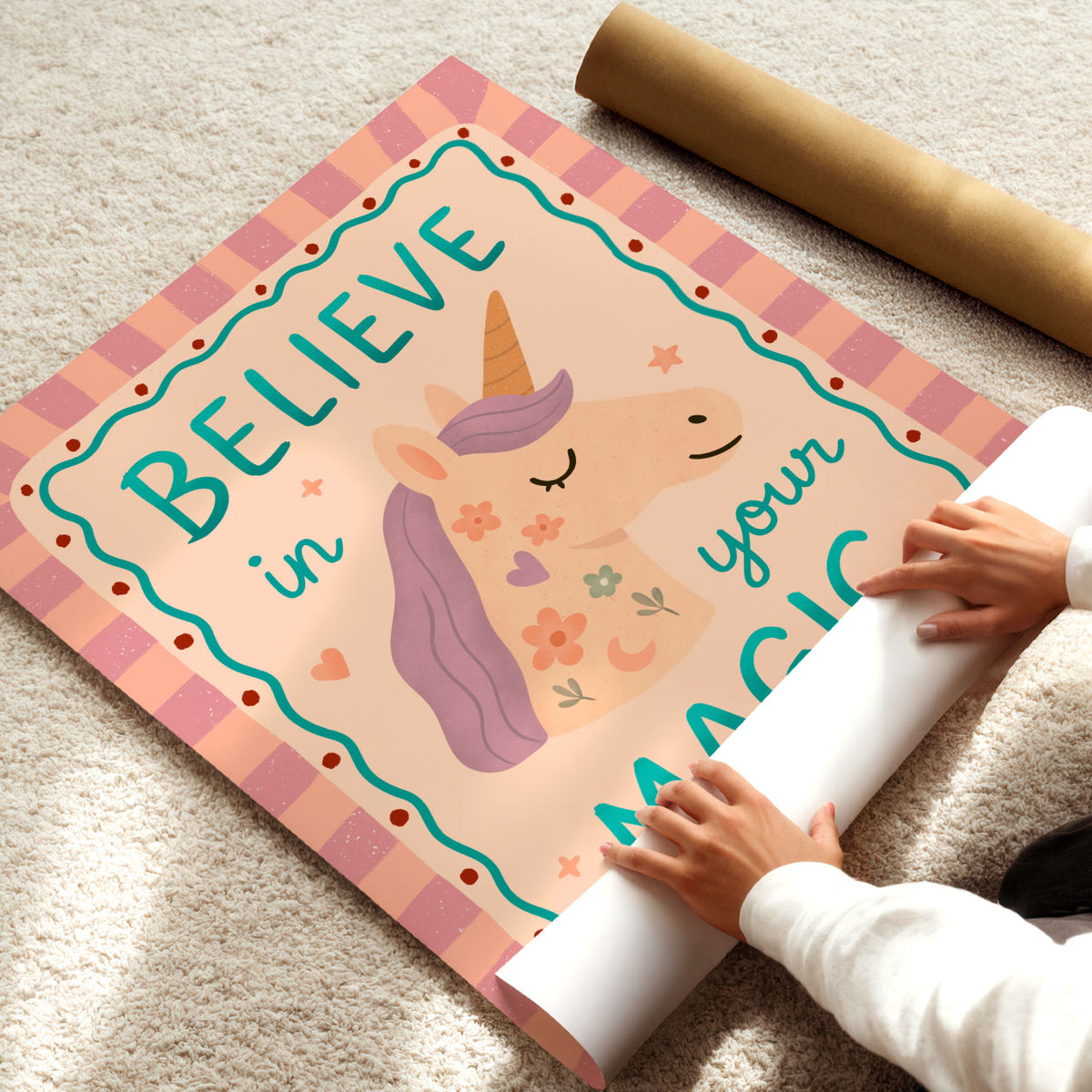 Believe In Your Magic Unicorn Poster
