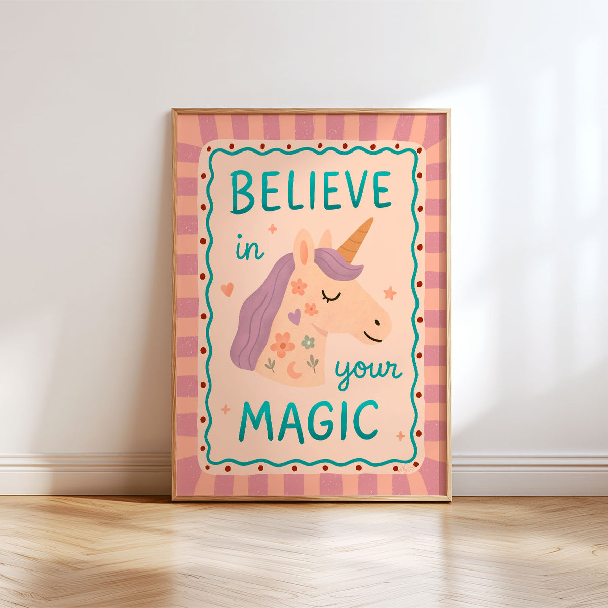 Believe In Your Magic Unicorn Poster