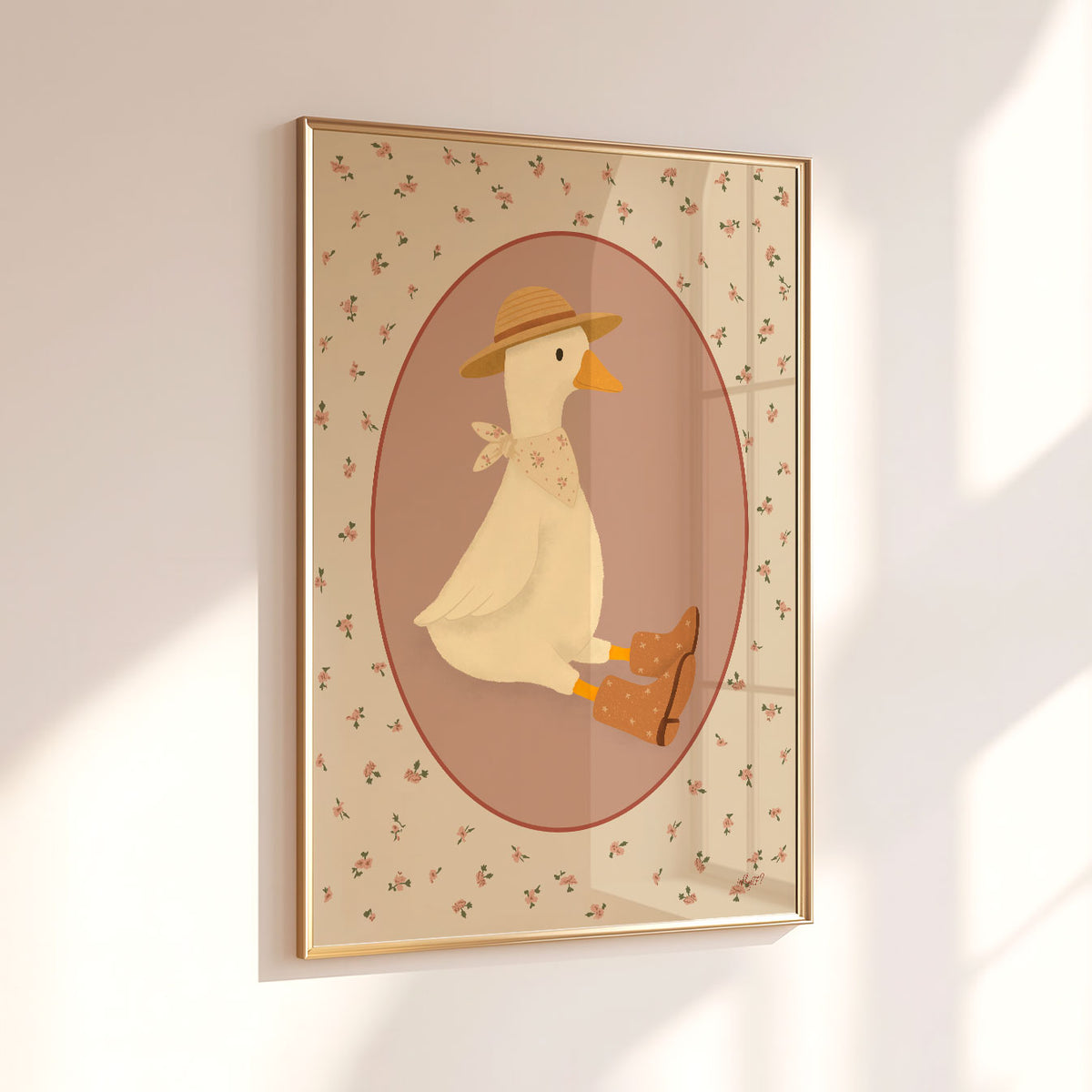 Duck Portrait Poster